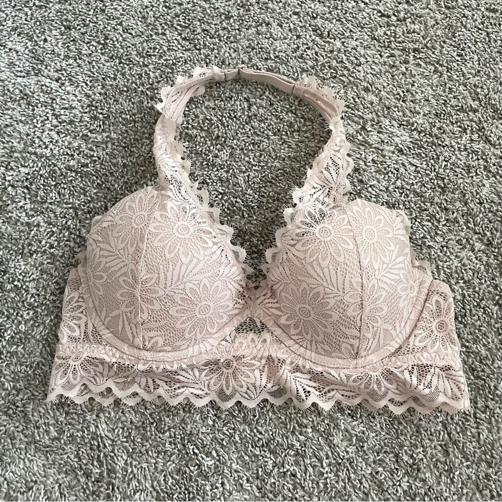 Pink victorias secret Lace Bralette